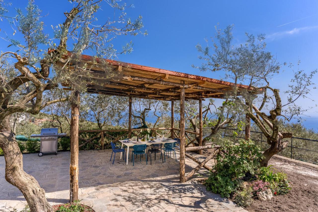 Villa Rusinella Minimalist Retreat With Sea Views Massa Lubrense Exterior photo